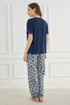 Ethnic Patterns Ekru Kısakol Kadın Pijama Takımı