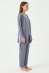 Flexible Summer Bambu Kısakol Sabahlıklı İp askı Kadın Pijama Takımı