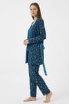 Flexible Summer Bambu Kısakol Sabahlıklı İp askı Kadın Pijama Takımı