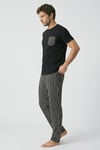 Gentleman Touch %100 Pamuk Erkek Kısakol Ekose Pijama Takımı