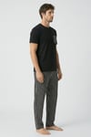 Gentleman Touch %100 Pamuk Erkek Kısakol Ekose Pijama Takımı