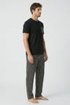 Gentleman Touch %100 Pamuk Erkek Kısakol Ekose Pijama Takımı