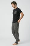 Gentleman Touch %100 Pamuk Erkek Kısakol Ekose Pijama Takımı