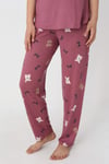 Happiness Bambu Kısakol Kadın Lila Pijama Takımı