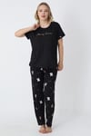Happiness Bambu Kısakol Kadın Lila Pijama Takımı