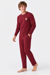 Rodfrey Linden %100 Pamuk Uzunkol Erkek Lacivert Pijama Takımı
