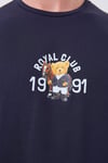 Rodfrey Linden %100 Pamuk Uzunkol Erkek Lacivert Pijama Takımı