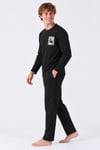 Rodfrey Linden %100 Pamuk Uzunkol Erkek Lacivert Pijama Takımı