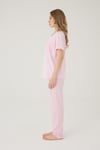 Wishes Comfort Kısakol %100 Pamuk Kadın Gri Pijama Takımı