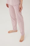 Wishes Comfort Kısakol %100 Pamuk Kadın Gri Pijama Takımı
