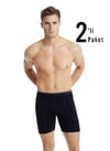 Blackspade 9216 2'li Paket Tender Cotton Erkek %92 Pamuk Uzun Retro Boxer
