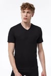 Malabadi 085 Erkek Modal V Yaka Kısa Kol İnce Yaz Serinliği T-shirt