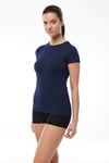 Malabadi 191 Kadın Modal Kısa Kol USA ( Bisiklet ) Yaka T-shirt & Body