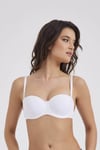 Moonlight 2905 Soft Cup Balenli Straplez Toparlayıcı Sütyen