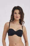 Moonlight 2905 Soft Cup Balenli Straplez Toparlayıcı Sütyen