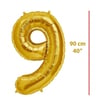 9 Folyo Balon Rakam Gold