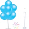 Mavi Metalik Balon Standı