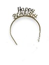 Mika Happy Birthday Taç Gold