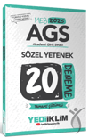 2025 MEB AGS Sözel Yetenek Tamamı Çözümlü 20 Deneme - Yediiklim Yayınları - ÖABTDiğer Kırtasiye Ürünleri