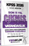 2026 KPSS Genel Kültür Vatandaşlık Konularına Göre Tamamı Çözümlü Son 11 Yıl Çıkmış SorularDiğer Kırtasiye Ürünleri