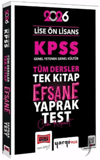 2026 KPSS Lise Ön Lisans GK-GY Tüm Dersler Tek Kitap Efsane Çek Kopart Yaprak TestDiğer Kırtasiye Ürünleri