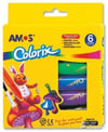 Amos Clox.6 Renk 3 Ü 1 Arada Boyama KalemiKuru Boyalar