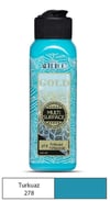Artdeco Gold Multi-Surface Akrilik Boya 140ml Turkuaz 278Artdeco Gold Akrilik Boya 140Ml Turkuaz 278 - Kırtasiyem.netAkrilik Boyalar	