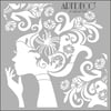 Artdeco Stencil 30X30Cm Çiçek Kız 105Artdeco Stencil 30X30Cm Çiçek Kız 105 - Kirtasiyem.netŞablonlar