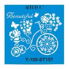 Artdeco Stencil 30x30cm Retro Bisiklet 157Artdeco Stencil 30x30cm Retro Bisiklet 157 - Kırtasiyem.netTransfer Kağıtları