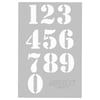 Artdeco Stencil A4 Sayılar 212Artdeco Stencil A4 Sayılar 212 - Kirtasiyem.netŞablonlar