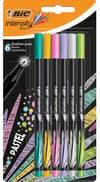 Bic Intensıty Fıne Lıner 6'Lı  Blister Pastel AsortiDövme Kalemleri
