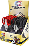 Brons Makas Büro 15 Cm Br-707Brons Makas Büro 15 Cm Br-707 - Kirtasiyem.netOfis Makası