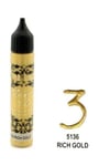 Cadence 25 ml Rich Gold 3D Dora Boncuk Boya Yaldızlar