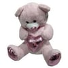 CanToys Peluş 80 cm Kalpli Oturan Ayı (Altın Serisi)20Peluş Oyuncaklar