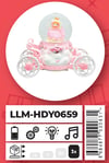Ceren Kar Küresi Büyük Boy Tekerlekli Şatolu Prenses LLM-HDY0659Hediyelik Eşyalar