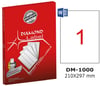 Dıamond Bilgisayar Etiketi 210X297 DM-1000Dıamond Bilgisayar Etiketi 210X297 DM-1000 - Kirtasiyem.netBilgisayar Etiketleri