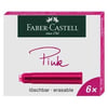 Faber Castell Dolma Kalem Kartuşu, Pembe 6 Lı YeniFaber Castell Dolma Kalem Kartuşu, Pembe 6 Lı Yeni - Kirtasiyem NetKartuş
