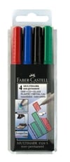 Faber Castell Su Bazlı Asetat Kalemi (S-M) 4 LüFaber Castell Su Bazlı Asetat Kalemi (S-M) 4 Lü - Kirtasiyem.netAsetat Kalemi