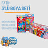 FATİH 3'LÜ BOYA SETİ( 1 PASTEL BOYA+1 SULU BOYA+1 KURU BOYA)Diğer Kırtasiye Ürünleri