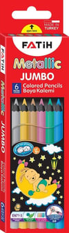 Fatih Jumbo Metalik Kuru Boya 6 Renk 1/1 (Grafit Çapı: 5)Fatih Jumbo Metalik Kuru Boya 6 Renk 1/1 (Grafit Çapı: 5) - Kırtasiyem.netKuru Boyalar