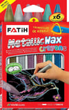 Fatih Jumbo Metallic Wax Crayon 6 Renk Fatih Jumbo Metallic Wax Crayon 6 Renk  - Kırtasiyem.netMum Boyalar
