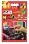 Fatih Jumbo Neon Wax Crayon 6 Renk Fatih Jumbo Neon Wax Crayon 6 Renk  - Kırtasiyem.netMum Boyalar