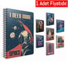 Gıpta A4 100-4 Space Spr.Karton Kpk.Defter Kareli (1 Adet)Gıpta A4 100-4 Space Spr.Karton Kpk.Defter Kareli - Kirtasiyem.netSpiralli Karton Kapak Defterler