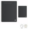 Gıpta Black Note Sp.Pp Kap.Def.17X24 80 Yp.KareliSpiralli Plastik Kapak Defterler