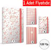 Gıpta Blush İplik Dkş.Srt Kpk.Defter 13X21 120-1 Yp.Çiz (1 Adet)Gıpta Blush İplik Dkş.Srt Kpk.Defter 13X21 120-1 Yp.Çiz - Kirtasiyem.netSert Kapak Defterler