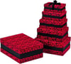 Gıpta Hediyelik Kutu Deluxe 6 Lı Set - Kırmızı 7178Gıpta Hediyelik Kutu Deluxe 6 Lı Set - Kırmızı 7178 - Kirtasiyem.netHediyelik Kutular