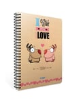 Gıpta Love Book Spr.Karton Kpk.Defter A4 80 Yp.ÇizgiliGıpta Love Book Spr.Karton Kpk.Defter A4 80 Yp.Çizgili - Kirtasiyem.netSert Kapak Defterler