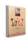 Gıpta Love Book Spr.Karton Kpk.Defter A4 80 Yp. KareliGıpta Love Book Spr.Karton Kpk.Defter A4 80 Yp. Kareli - Kirtasiyem.netSert Kapak Defterler