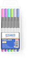 Gıpta Üçgen Fineliner Kalem 0,4 Mm Pvc Blister 6 RenkGıpta Üçgen Fineliner Kalem 0,4 Mm Pvc Blister 6 Renk - Kirtasiyem.netDövme Kalemleri