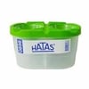 Hatas Fırça Temizleme Kabı   ( 2 - Bölmeli  /  Pratik  Kapak ) 00899Hatas Fırça Temizleme Kabı   ( 2 - Bölmeli  /  Pratik  Kapak ) 00899 - Kırtasiyem.netFırça Kabı